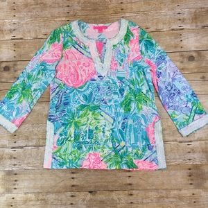 Lilly Pulitzer Tops - NWT Lilly Pulitzer Renalto Sequin Tunic Lilly Pulitzer Tops - NWT Lilly Pulitzer Renalto Sequin Tunic